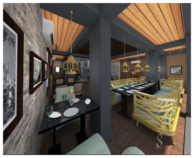 Restaurant Interior Render